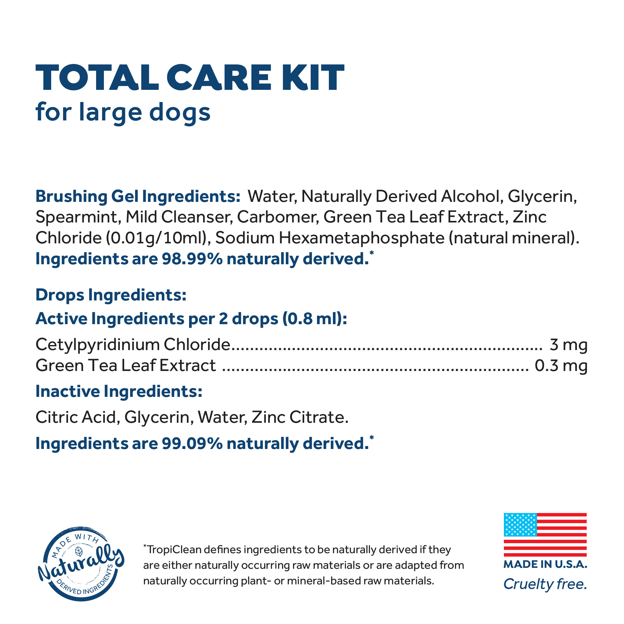 Vet Strength Total Care Kit for Large Dogs