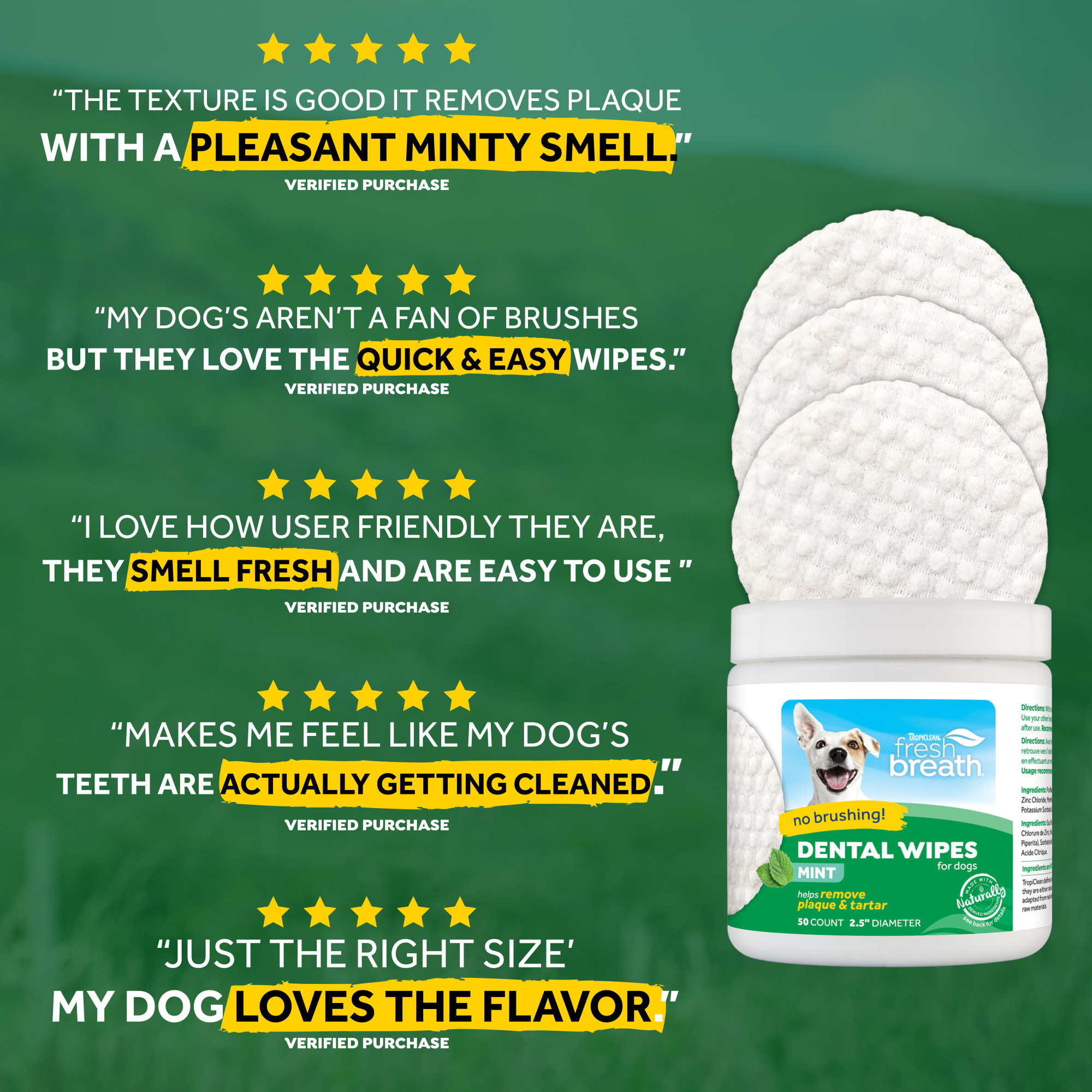 Dental Wipes for Dogs