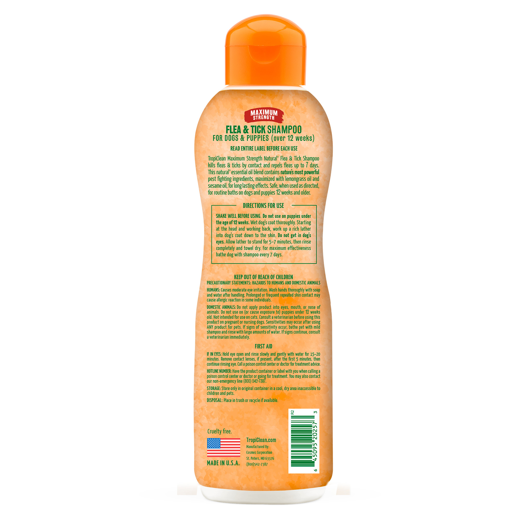 Flea & Tick Maximum Strength Shampoo for Dogs