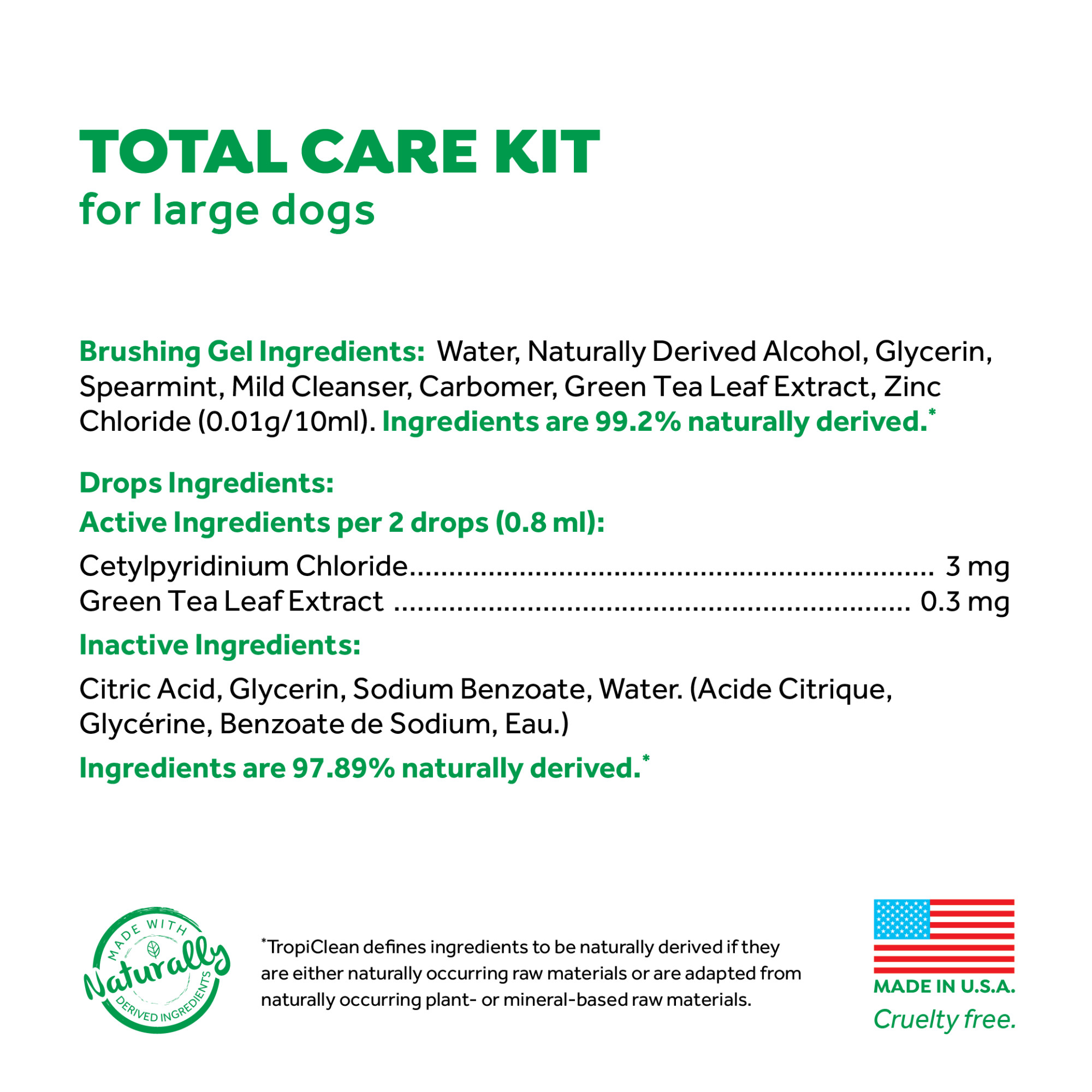 Total Care Kit for Large Dogs