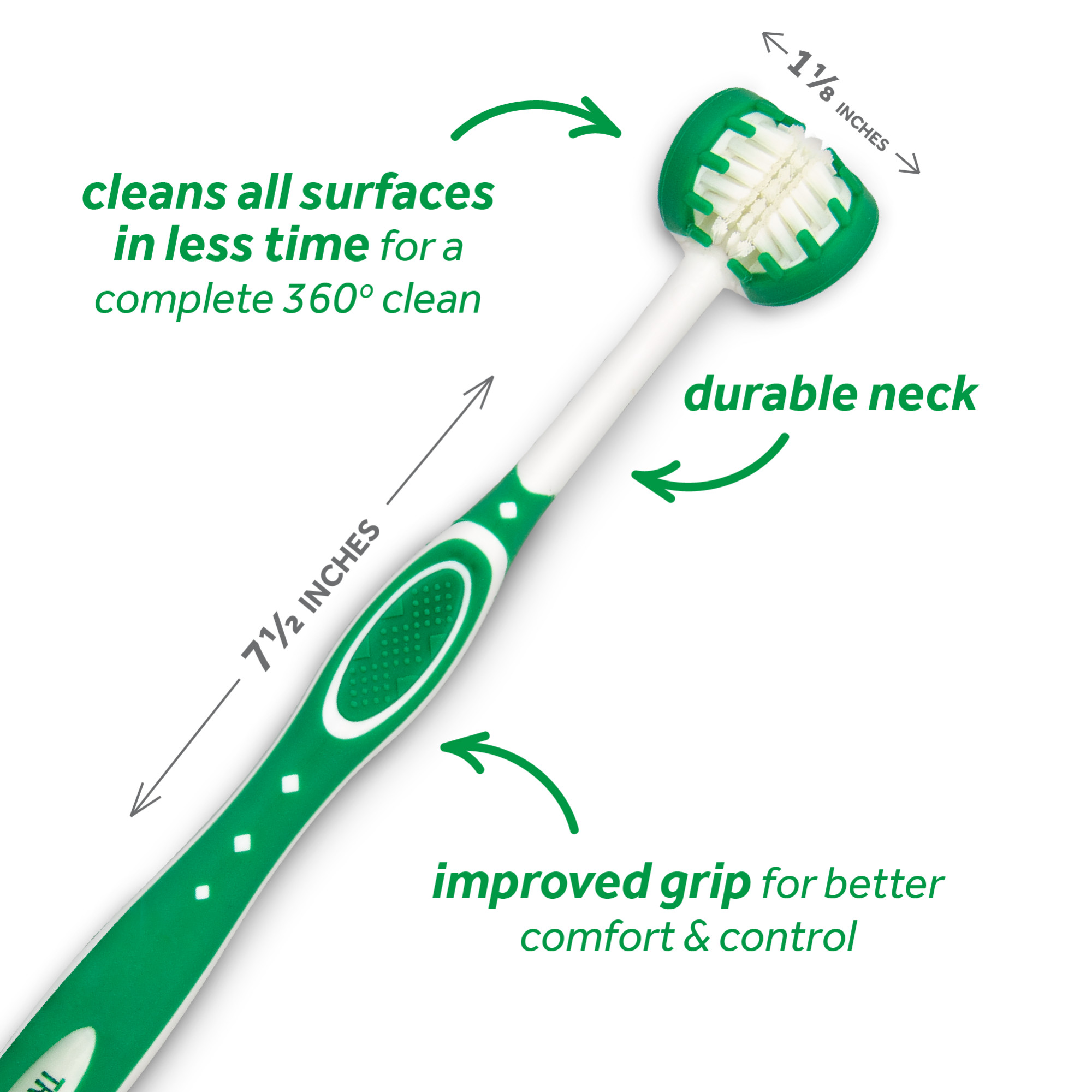 Tripleflex Toothbrush for Large Dogs