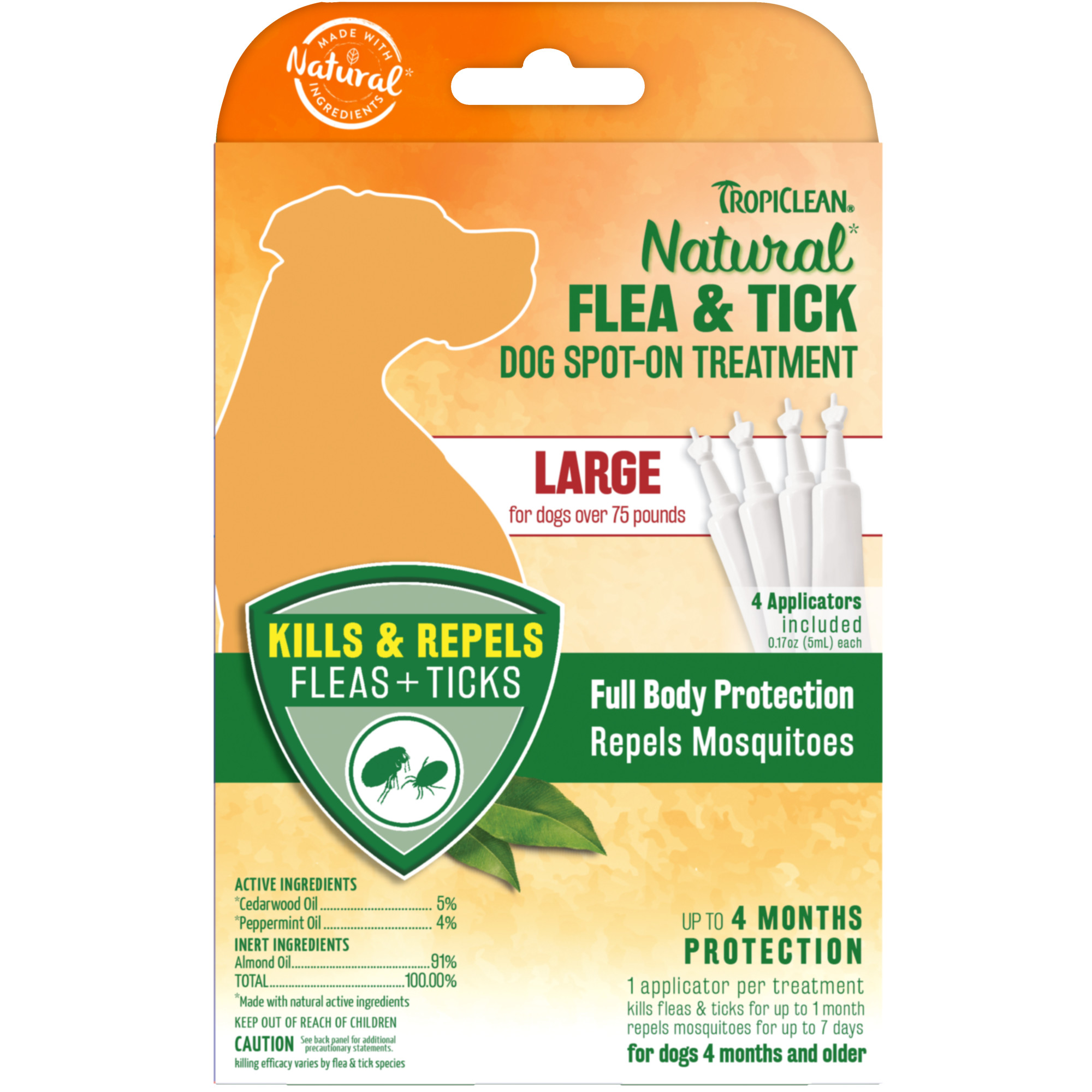 Flea & Tick Spot-On Treatment for Large Dogs