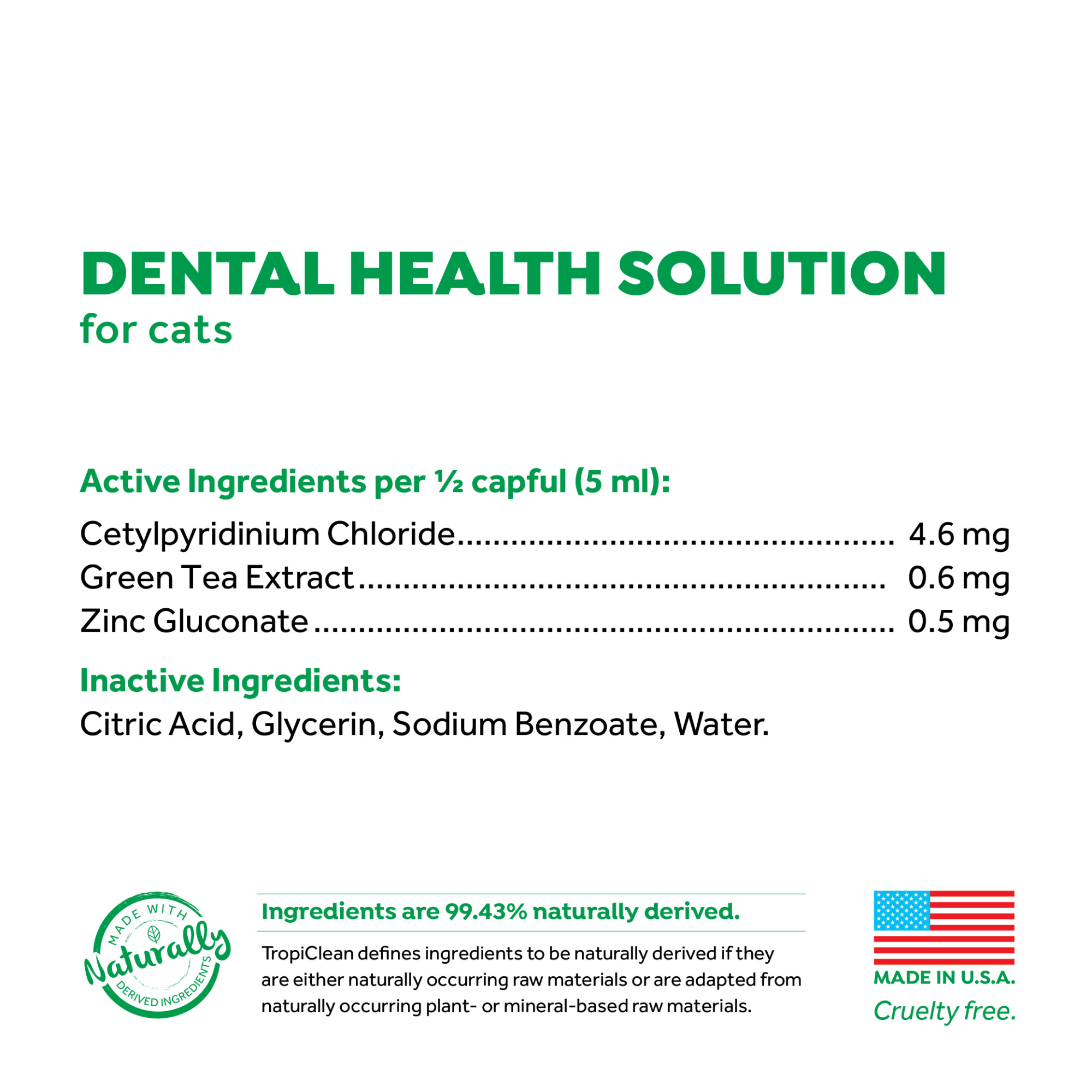 Dental Health Solution for Cats