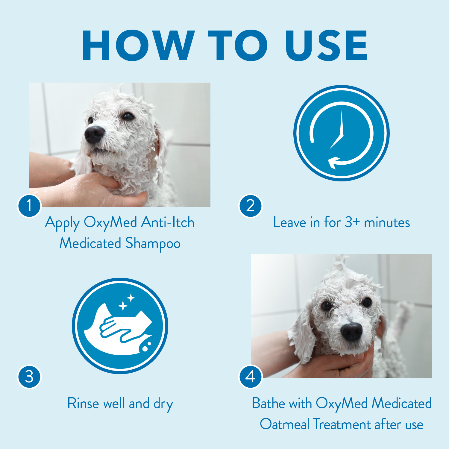 Anti-Itch Medicated Oatmeal Shampoo for Pets