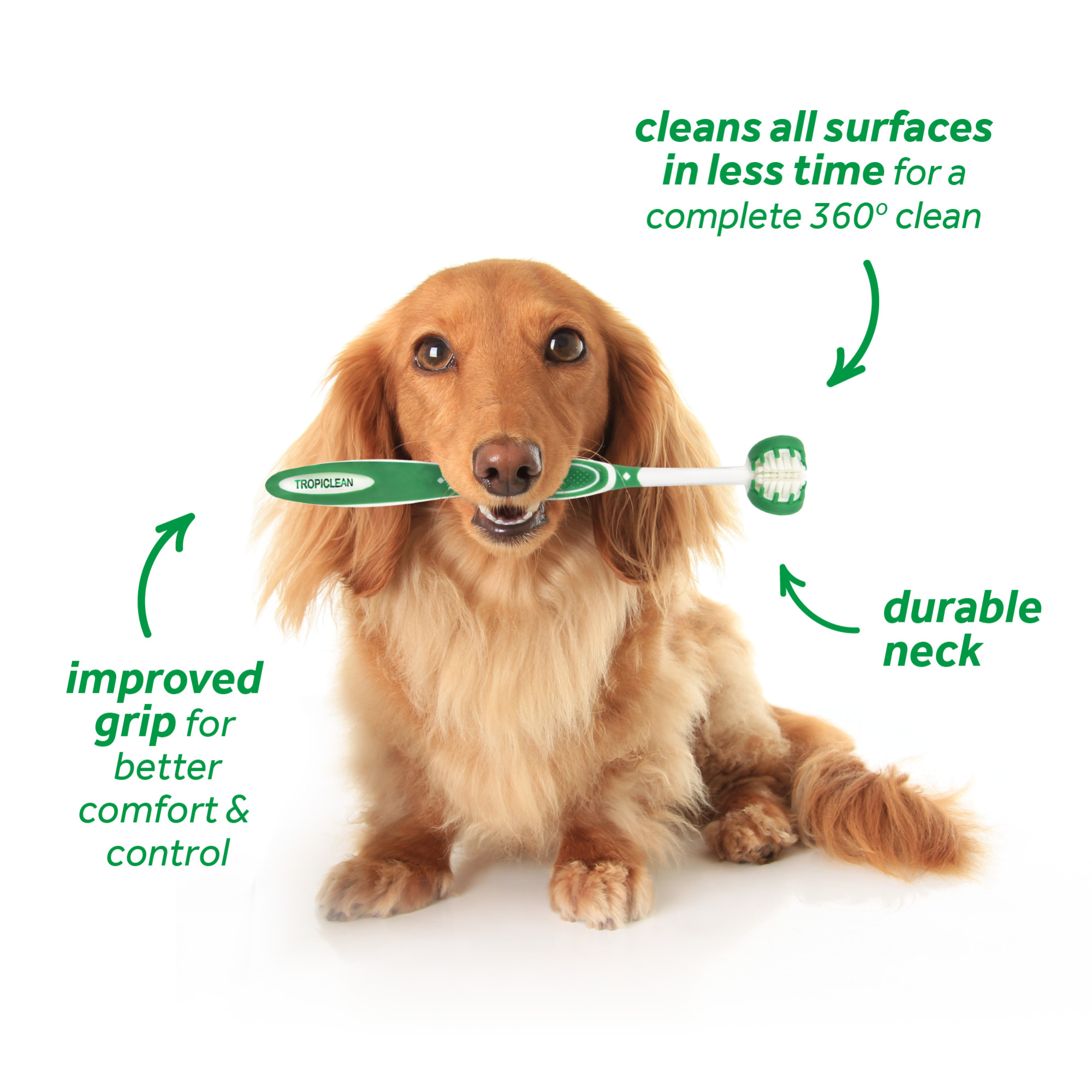 Tripleflex Toothbrush for Small/Medium Dogs