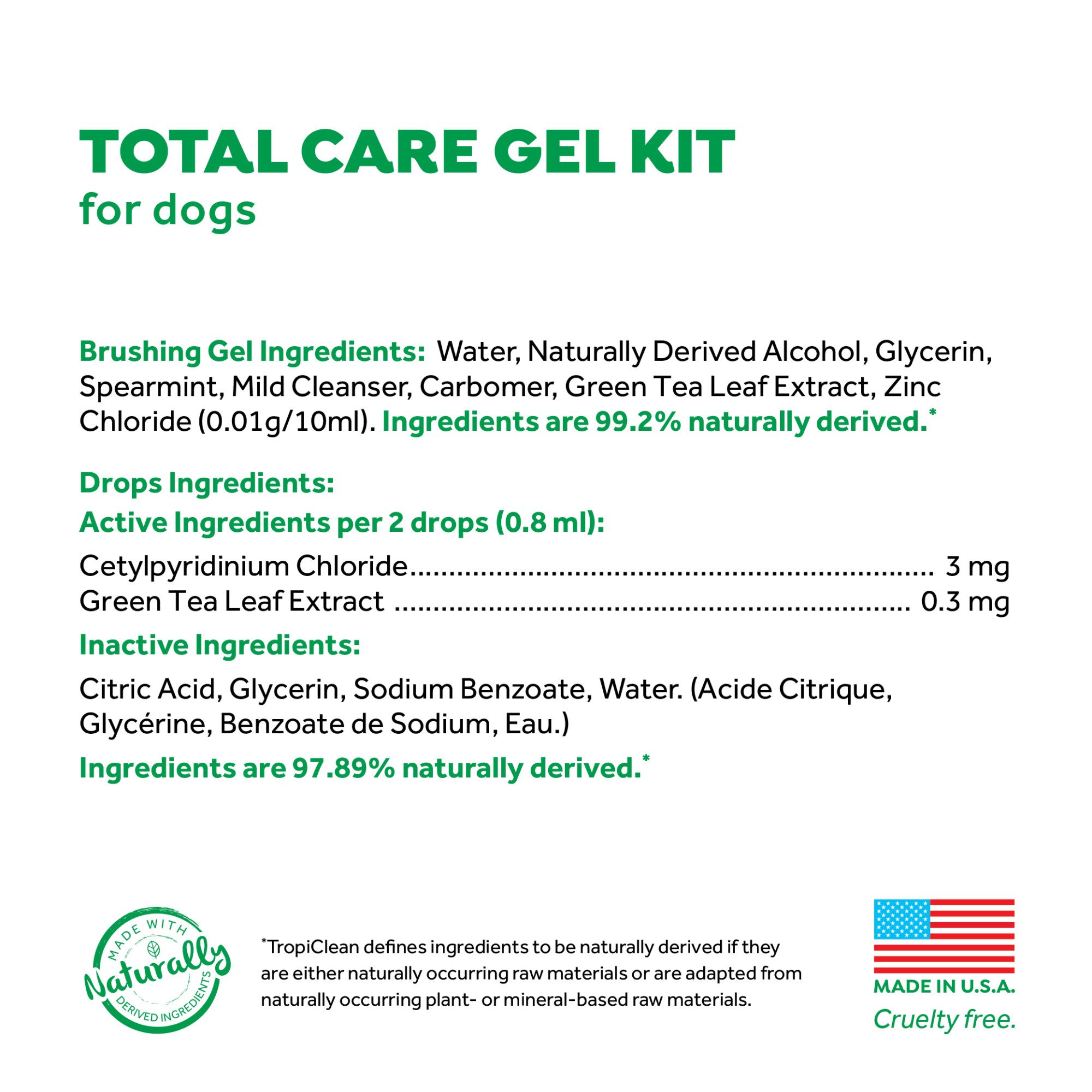 No-Brushing Total Care Kit for Dogs