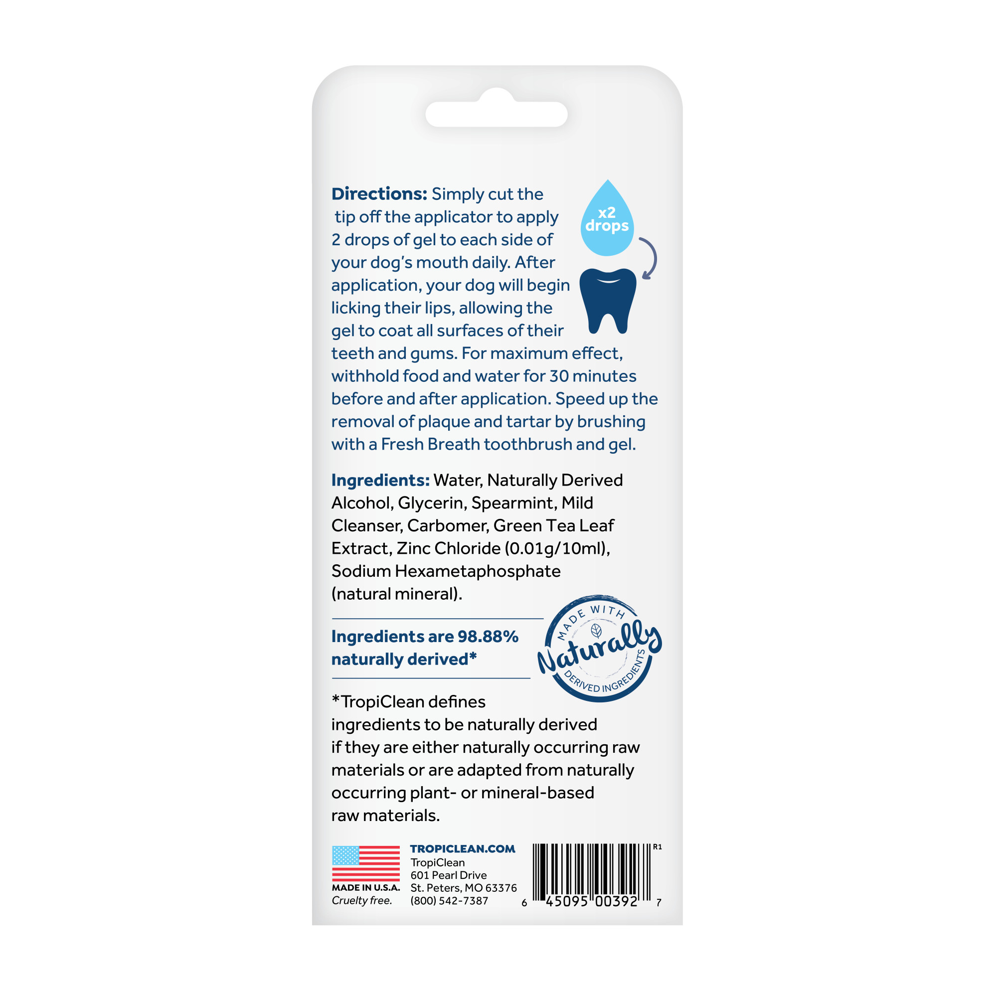 Vet Strength Oral Care Clean Teeth Gel for Dogs