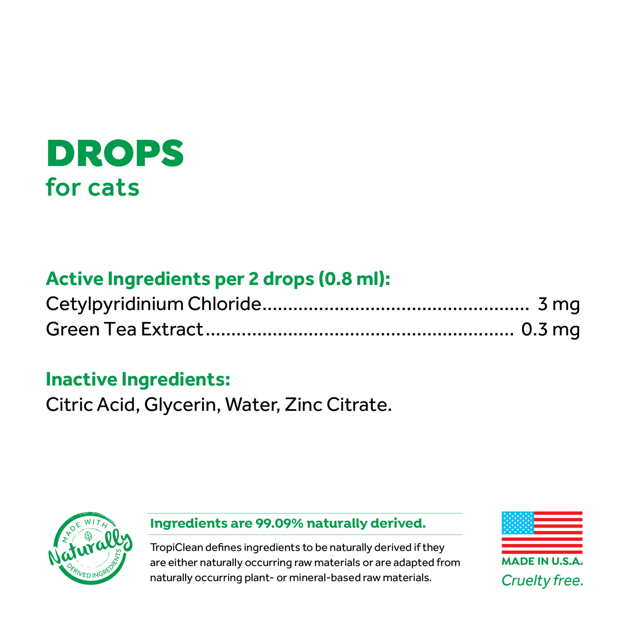 Oral Care Drops for Cats
