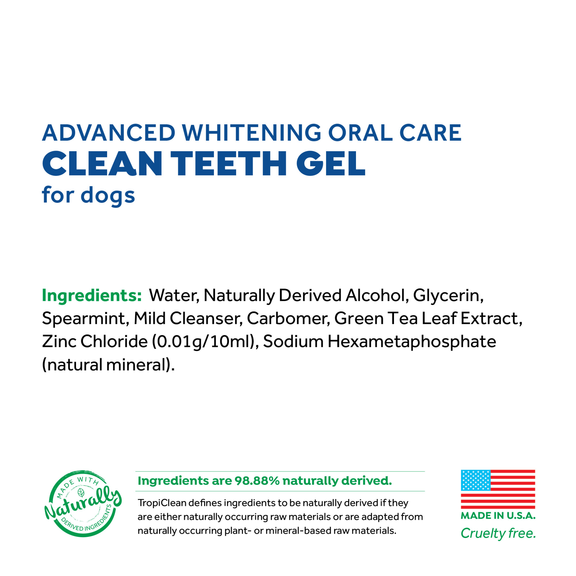 Advanced Whitening Oral Care Gel for Dogs