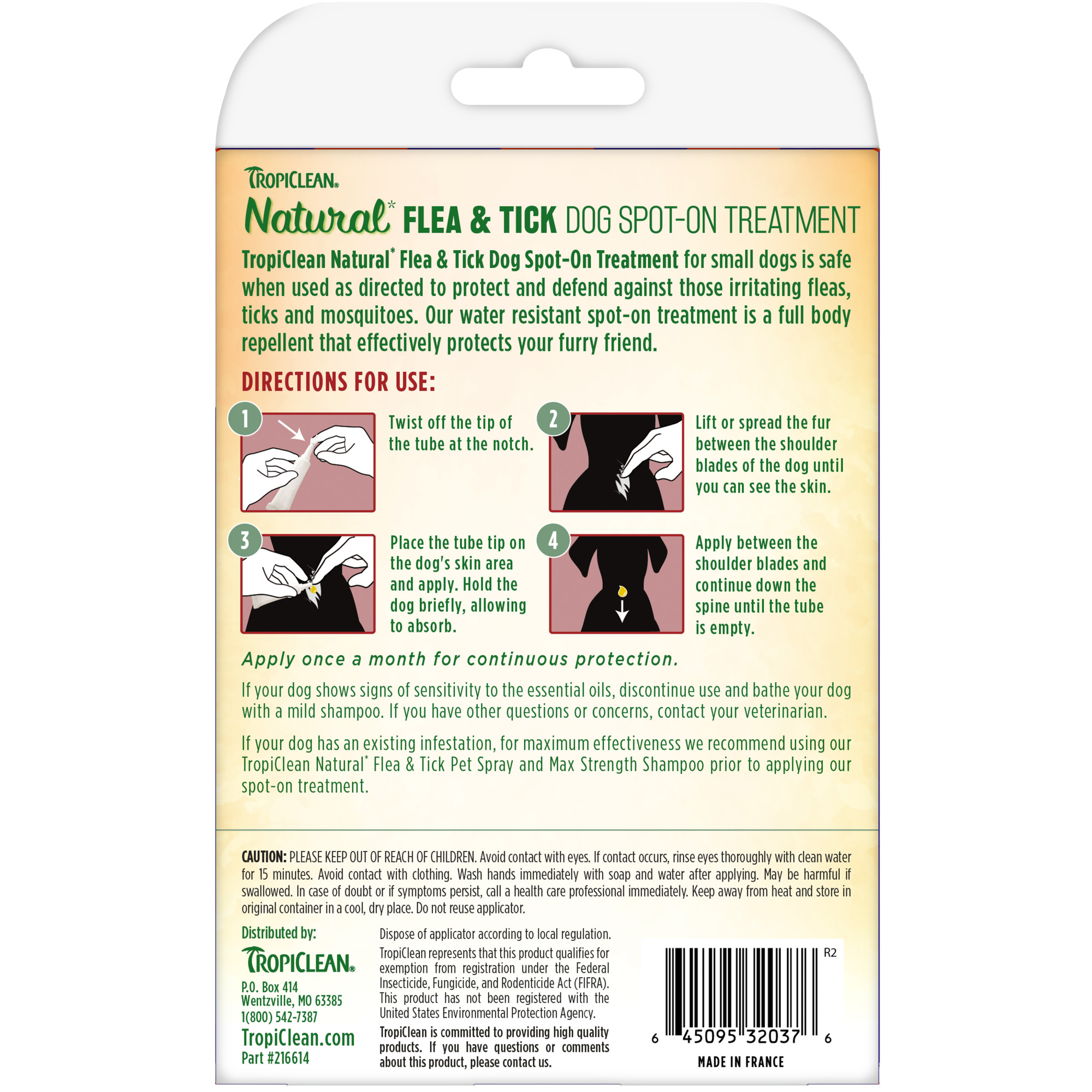 Flea & Tick Spot-On Treatment for Small Dogs