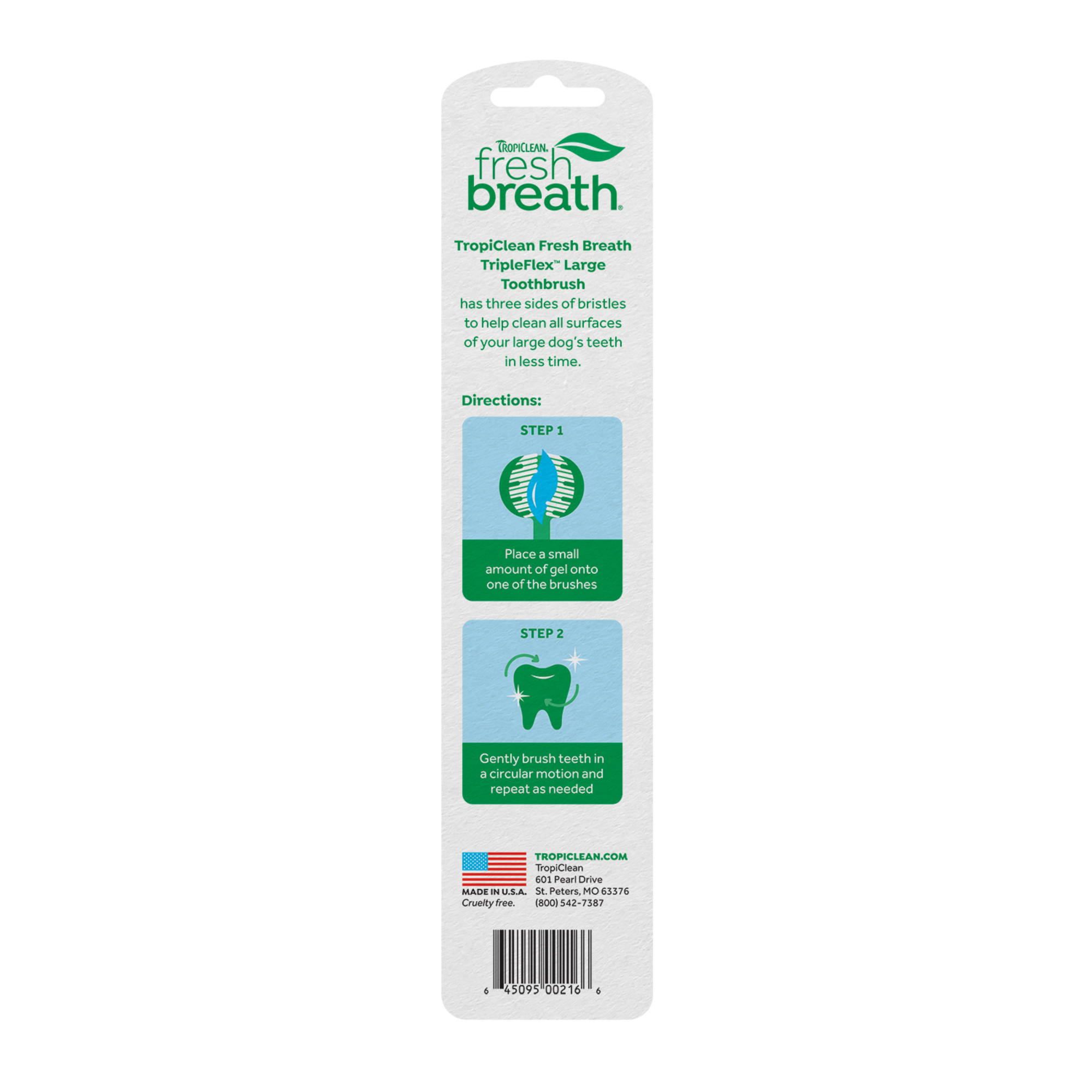 Tripleflex Toothbrush for Large Dogs