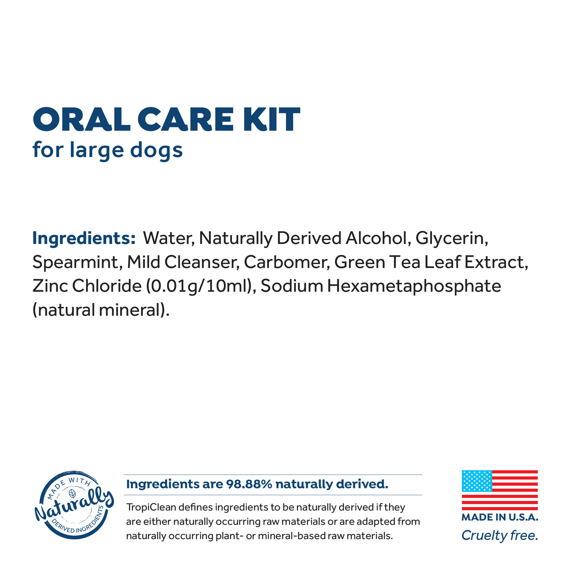 Vet Strength Oral Care Kit for Large Dogs