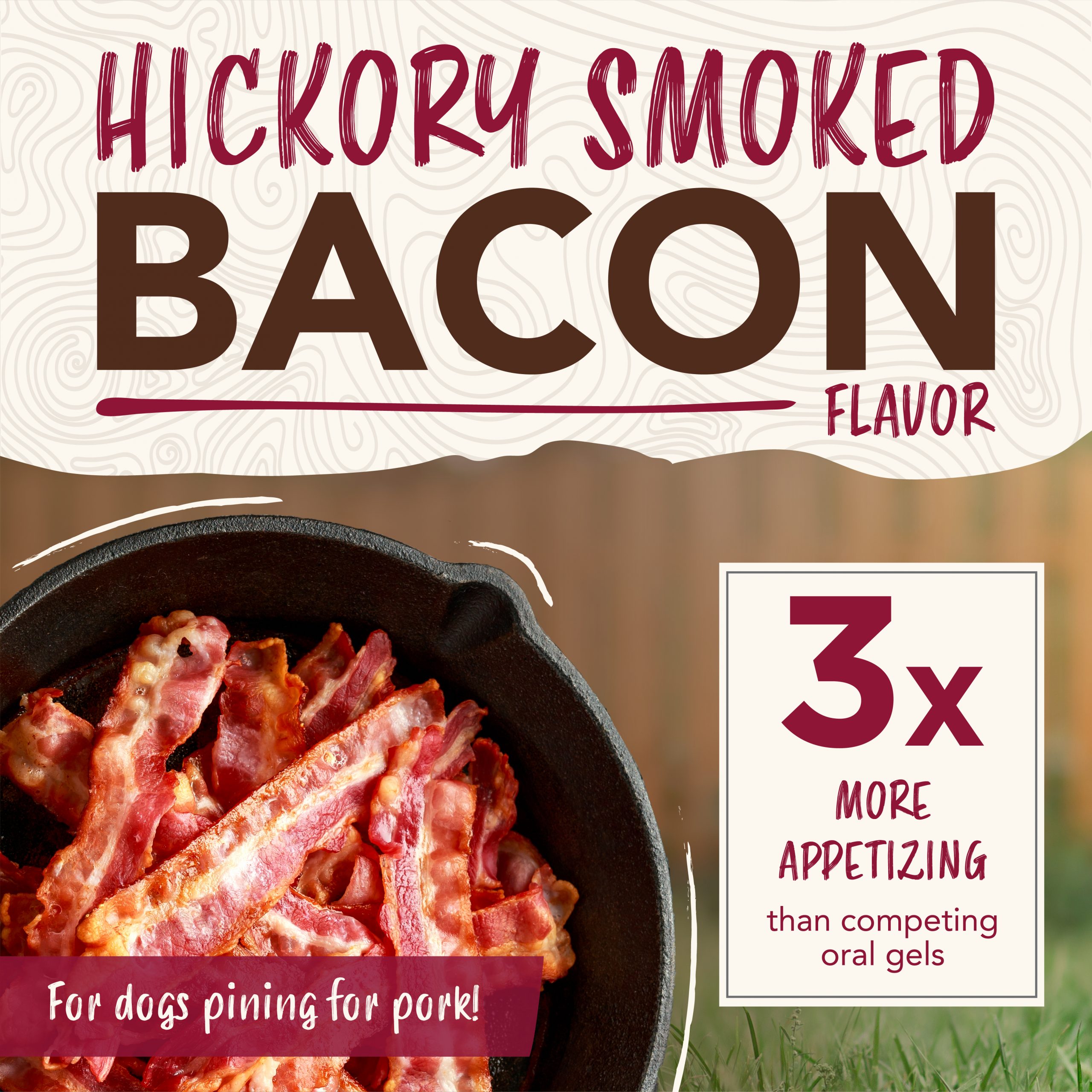 Teeth Cleaning Gel for Dogs – Hickory Smoked Bacon Flavor