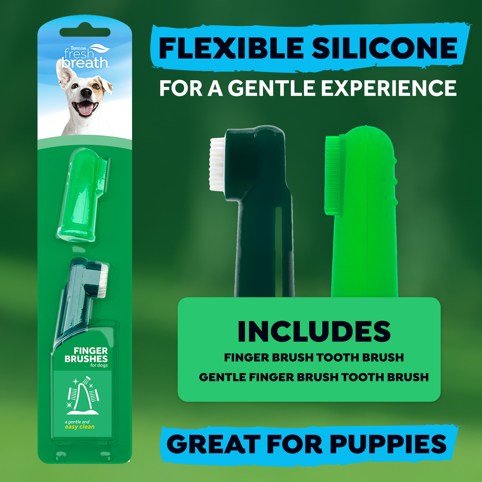 Finger Brushes for Dogs