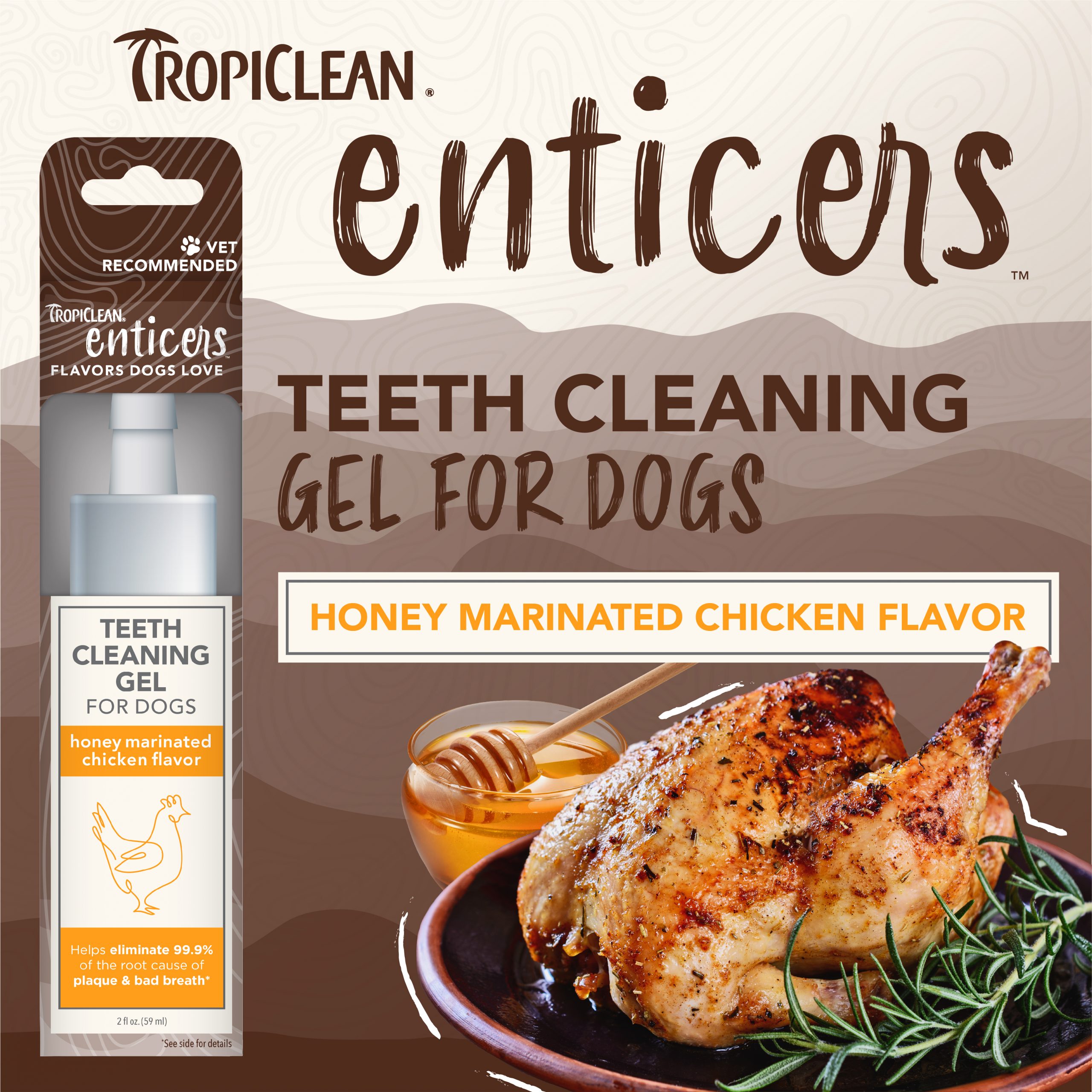 Teeth Cleaning Gel for Dogs – Honey Marinated Chicken Flavor