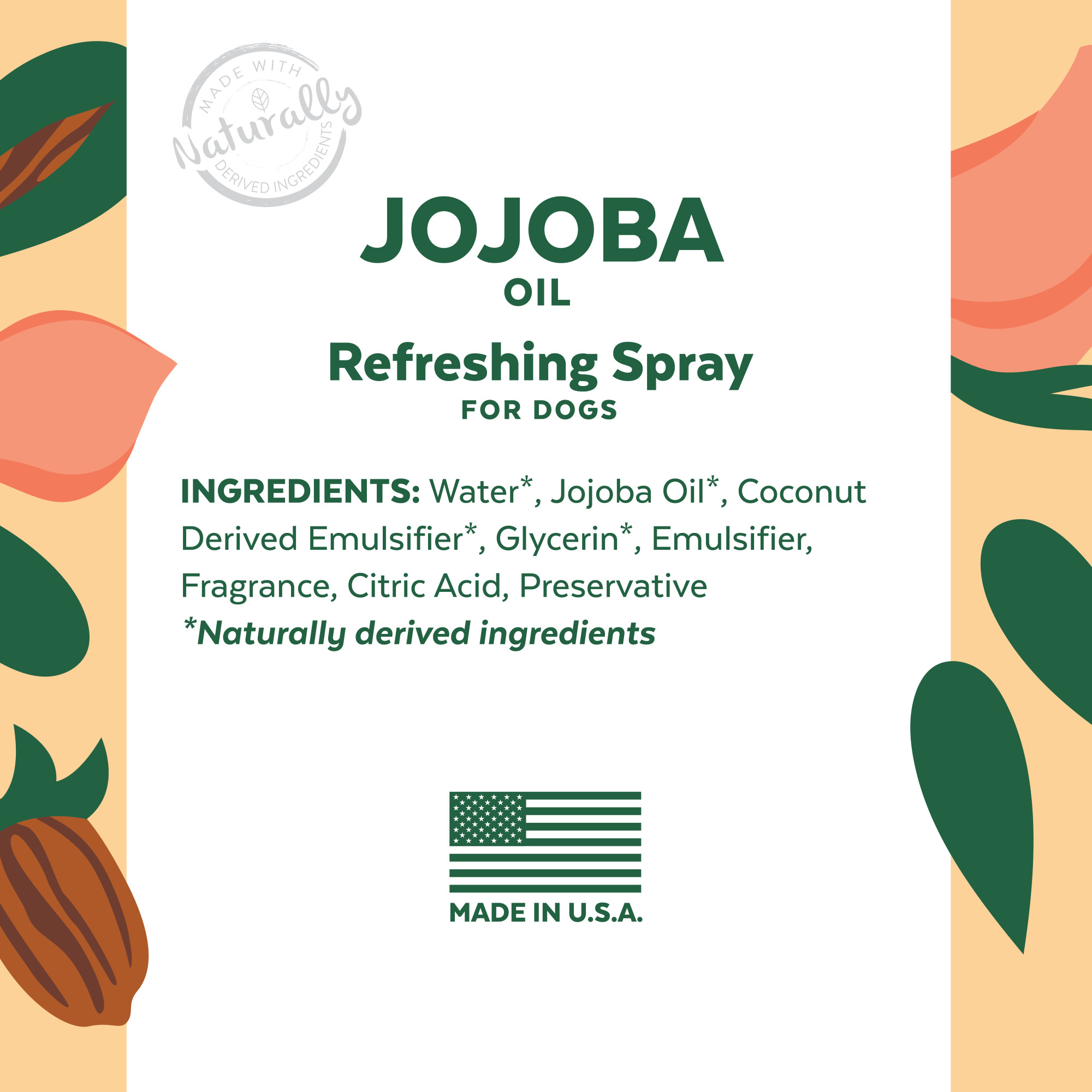 Jojoba Oil Refreshing Spray for Dogs