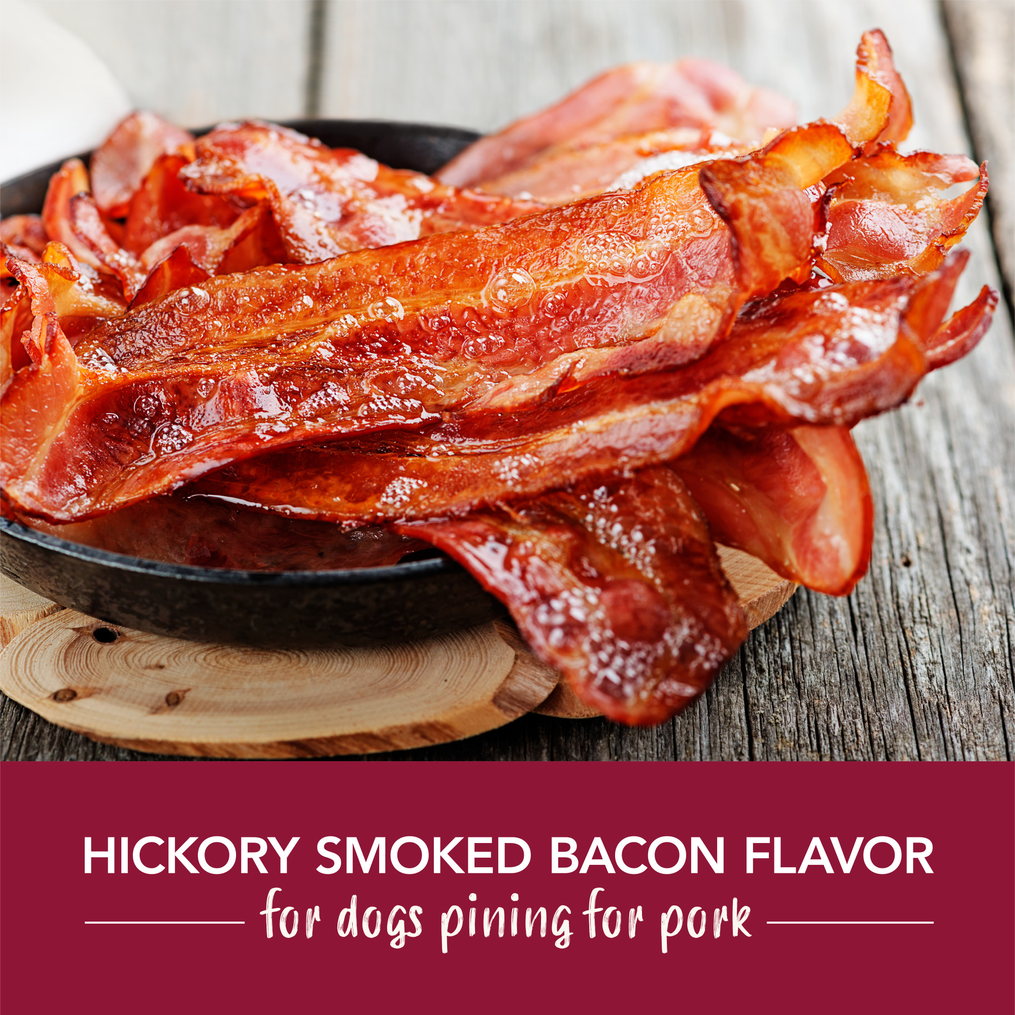 Teeth Cleaning Sticks for Dogs – Hickory Smoked Bacon Flavor