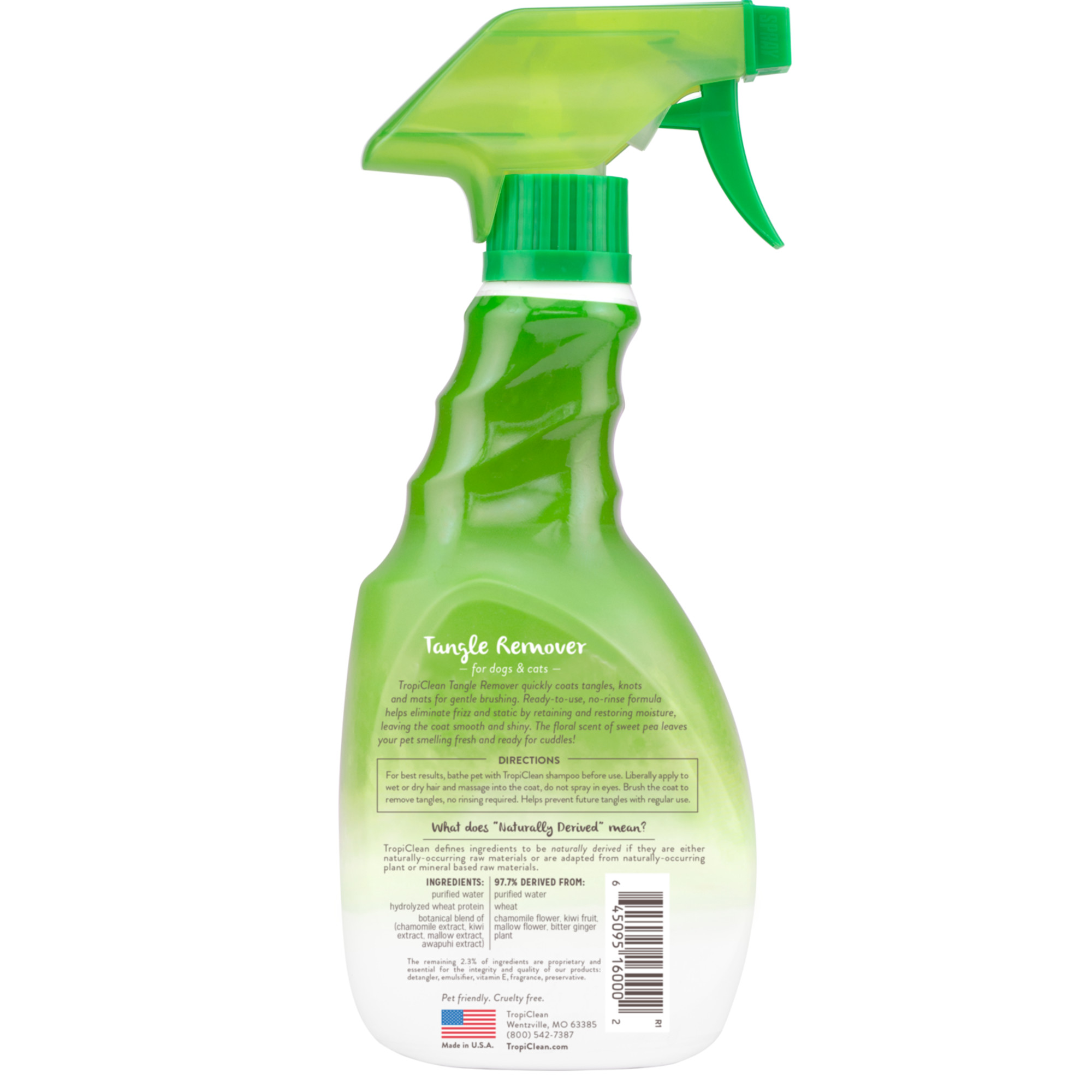 Sweet Pea Tangle Remover Spray for Pets