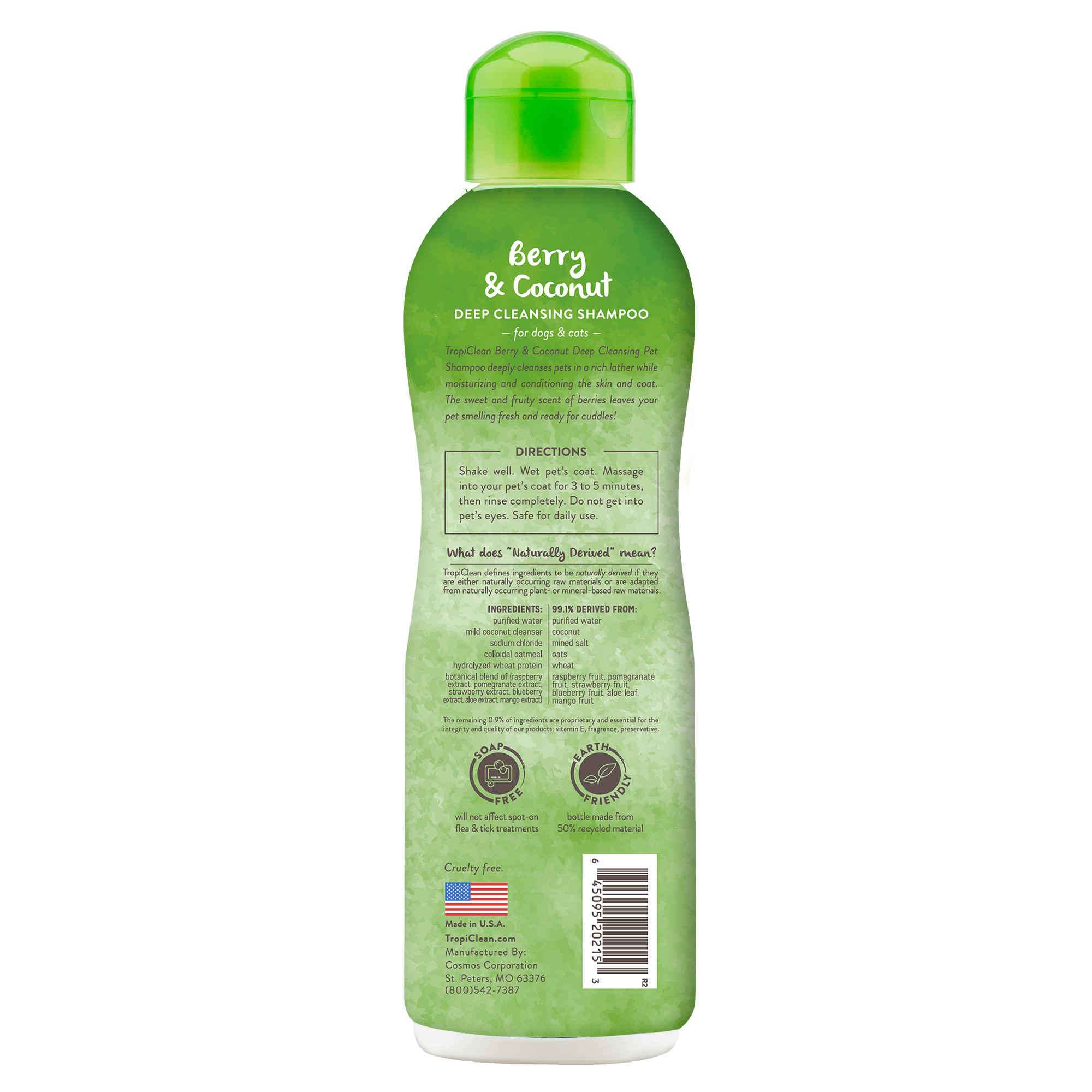 Berry & Coconut Deep Cleansing Shampoo for Pets