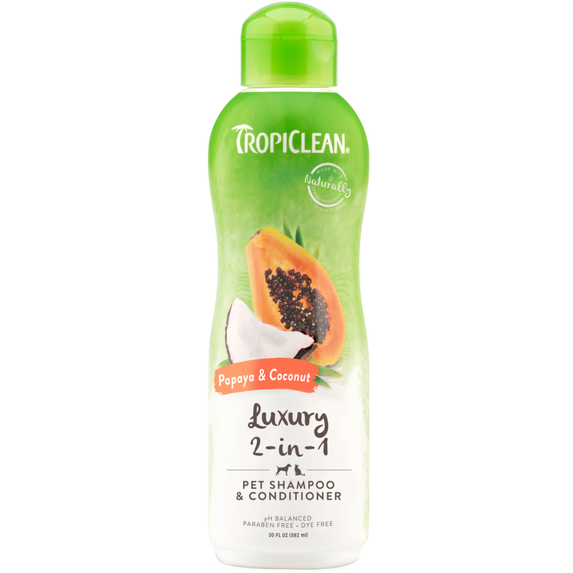 Papaya & Coconut Luxury 2-in-1 Shampoo & Conditioner for Pets