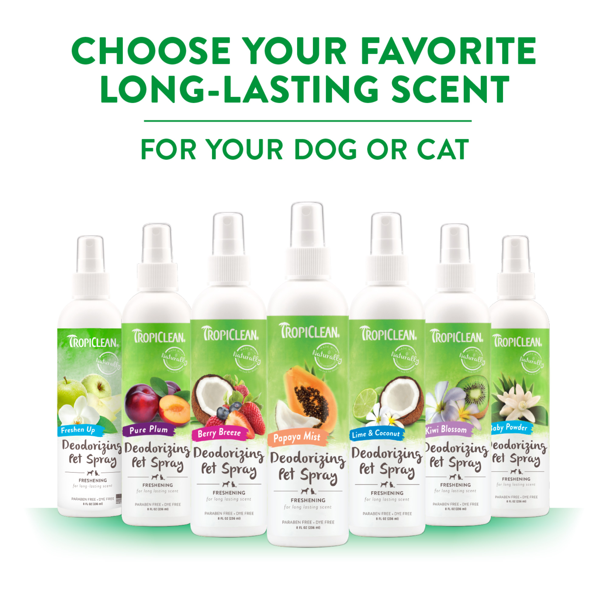 Lime & Coconut Deodorizing Pet Spray