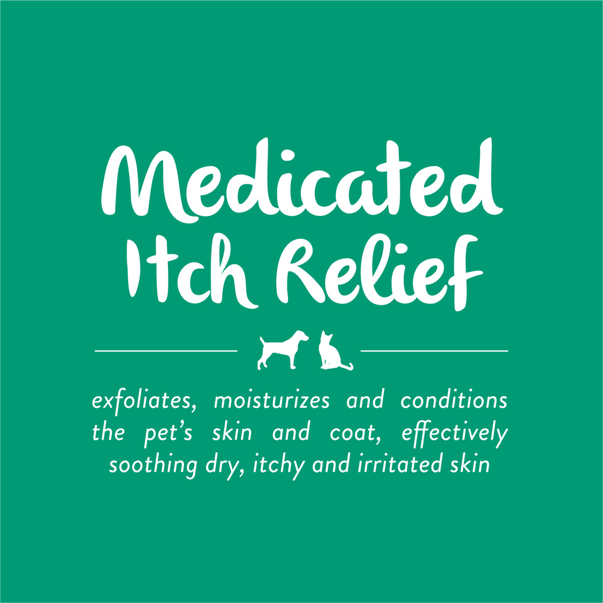 Oatmeal & Tea Tree Medicated Itch Relief Shampoo for Pets