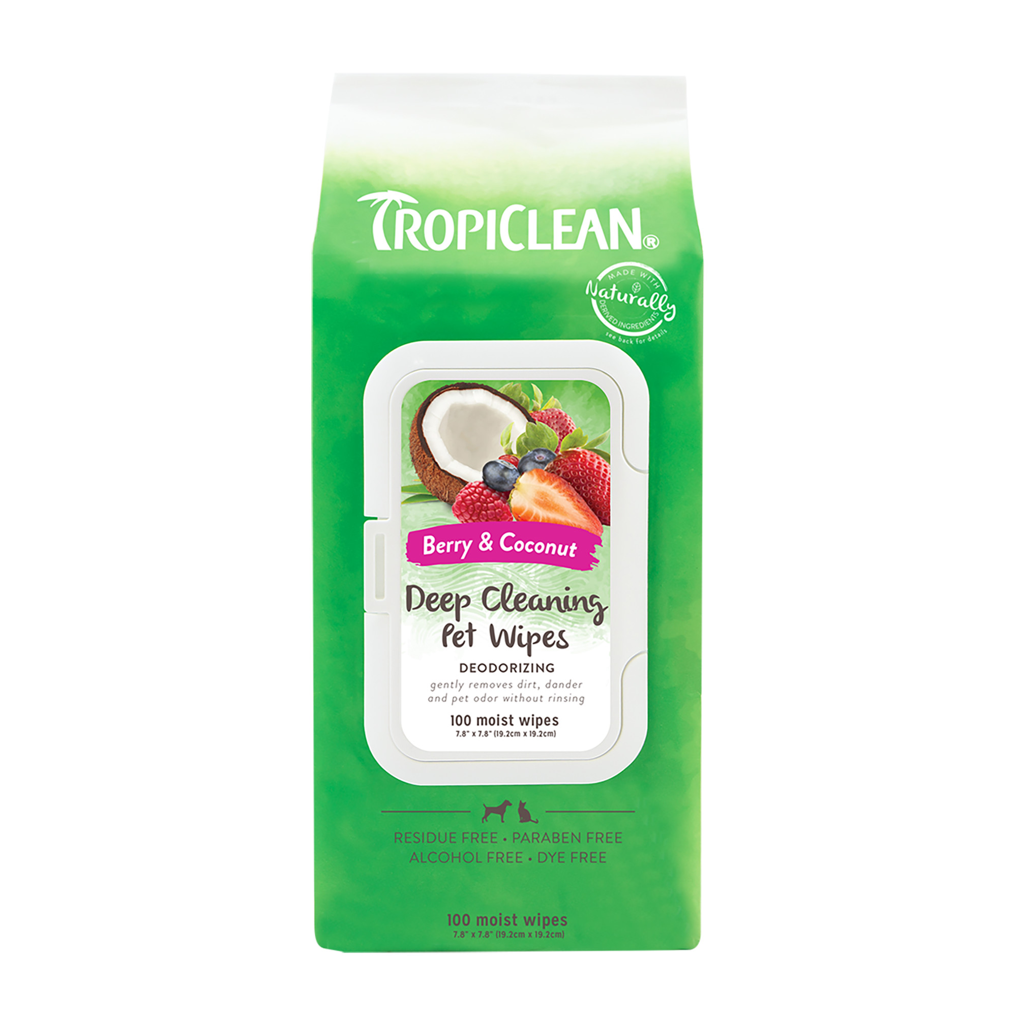 Berry & Coconut Deep Cleaning Pet Wipes