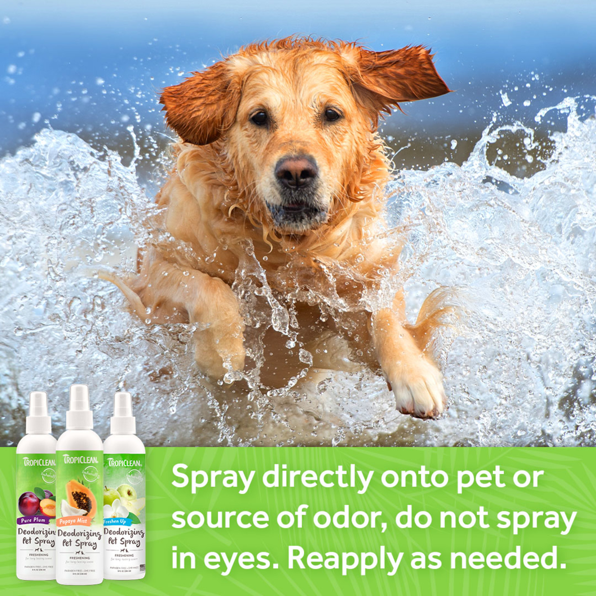 Papaya Mist Deodorizing Pet Spray