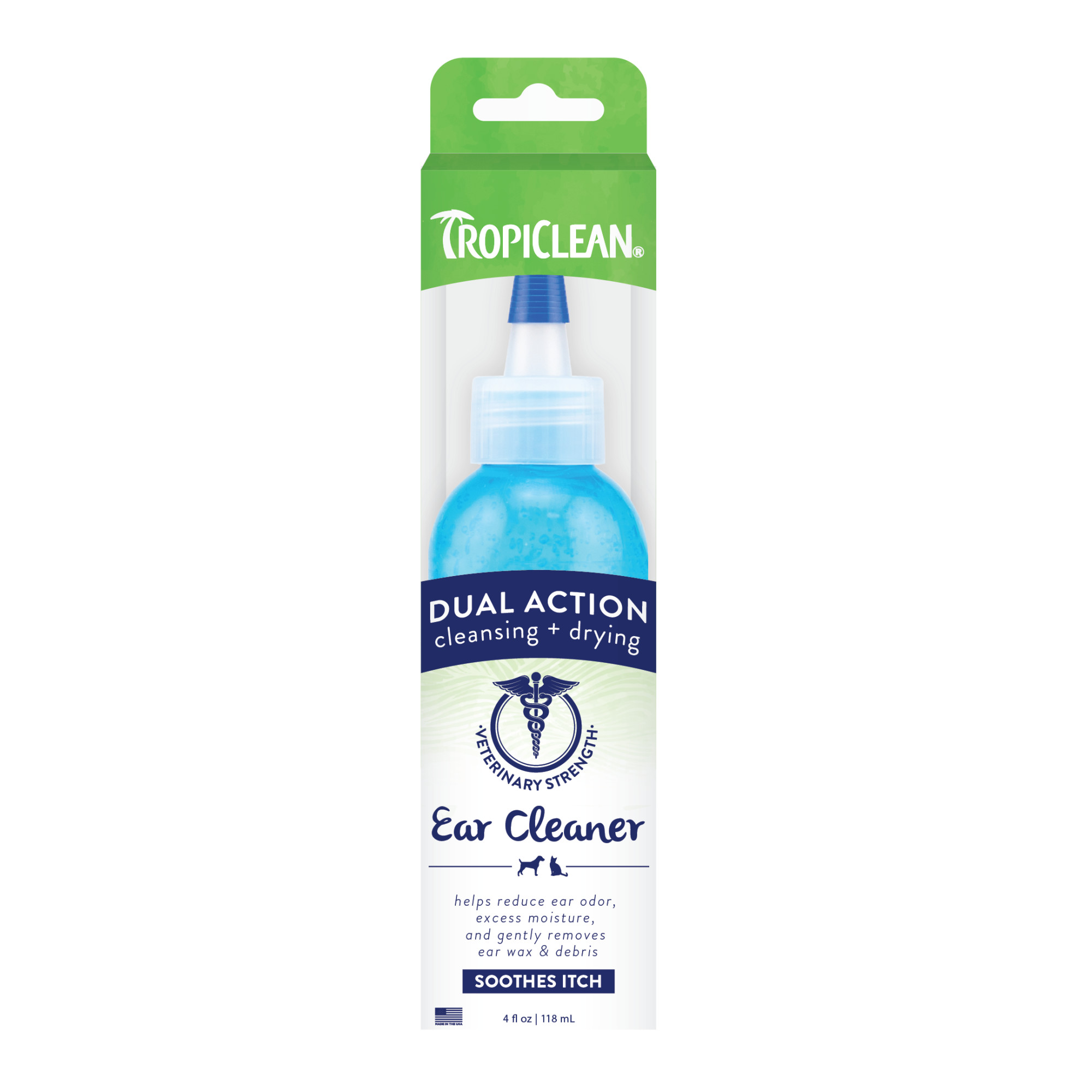 Dual Action Ear Cleaner for Pets