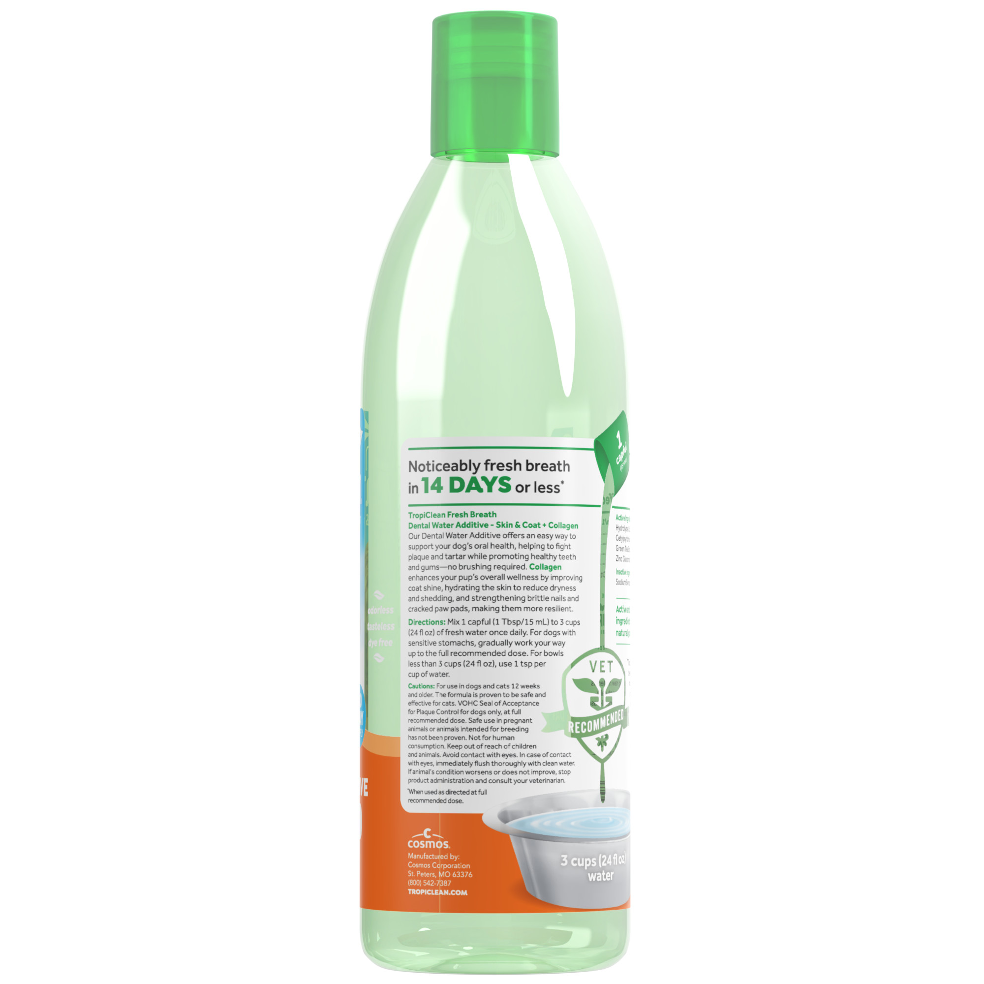 Dental Water Additive Plus Skin & Coat for Dogs