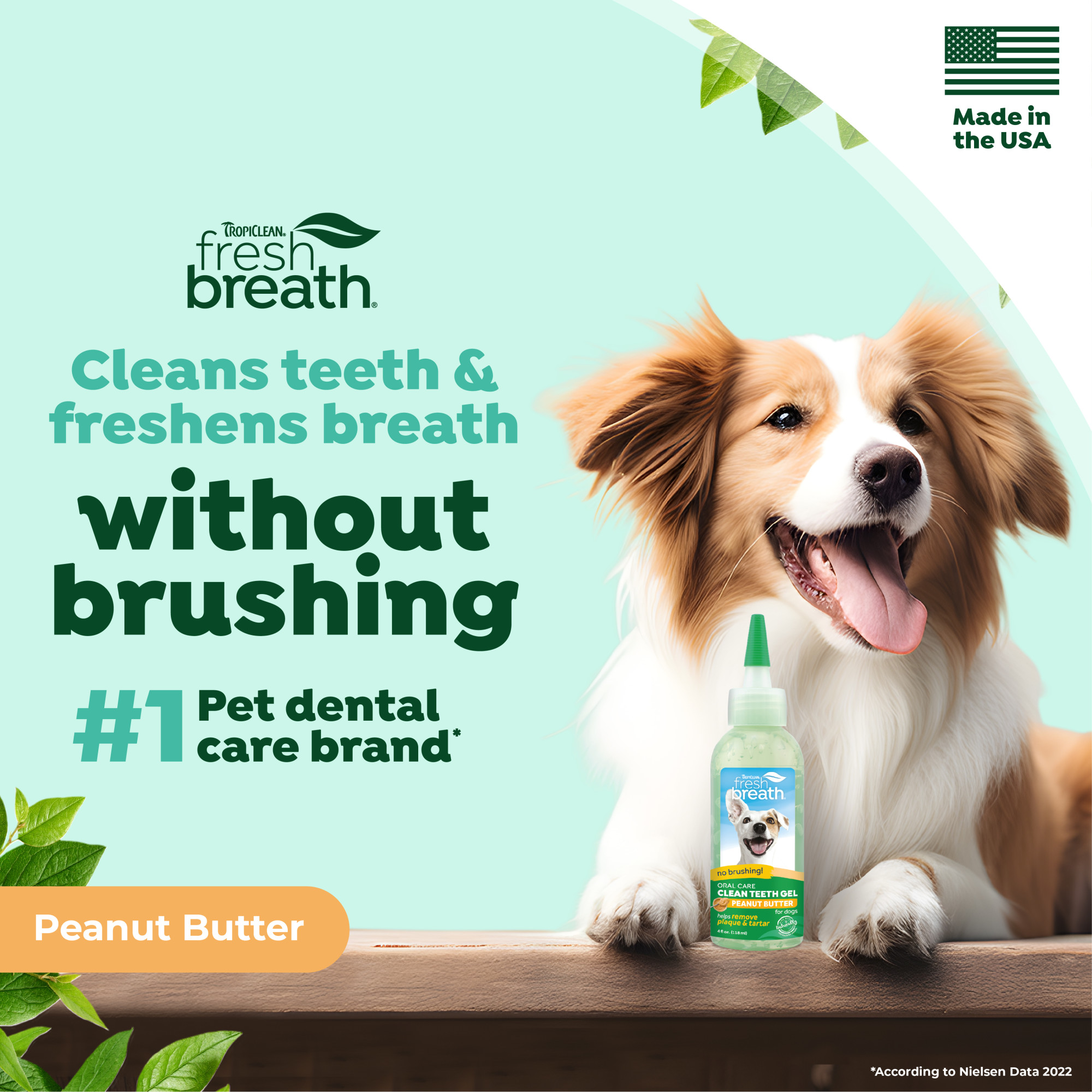 Oral Care Gel for Dogs – Peanut Butter Flavor
