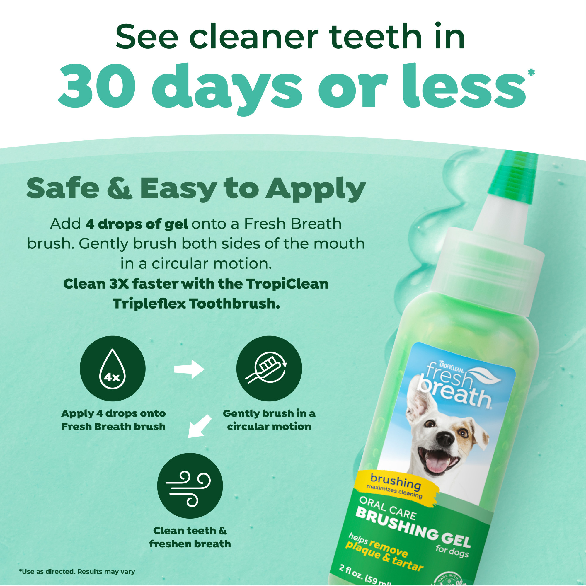 Oral Care Brushing Gel for Dogs
